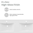thumbnail image 3 of 48" Ceramic Vanity Top with Double Basins, 3 of 8