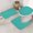 Green, variant on Bxaolu 3 Piece Bathroom Rugs Sets, Non-Slip & Quick Dry Bath Mat, Ultra Soft Bath Rugs for Bathroom, Toilet and Shower Floor, Coffee