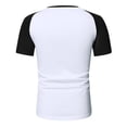 thumbnail image 7 of Sngxgn Mens T Shirt Short Sleeve T Shirt Crewneck Tee Regular Fit Ribbed Neckline Shirt for Men(Black,L), 7 of 7