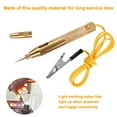 thumbnail image 2 of Mistaha Car Repair Copper Test Pen 6V12V24V Automotive Circuit Tester with Induction, Gold Color, Portable Testing Tool for Automobiles, 2 of 7