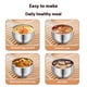 thumbnail image 3 of Toystoory Olla de acero inoxidable para hacer huevos escalfados, ideal para el brunch en la cocina. Olla de acero inoxidable para hacer huevos Cocina y Comedor, 3 of 6