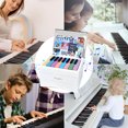 thumbnail image 2 of Mini Calendario Piano Escritorio 15 Teclas BT 2025 Adornos Periféricos Reproducibles Con 27 Tarjetas Musical Regalo para Fanáticos, 2 of 9