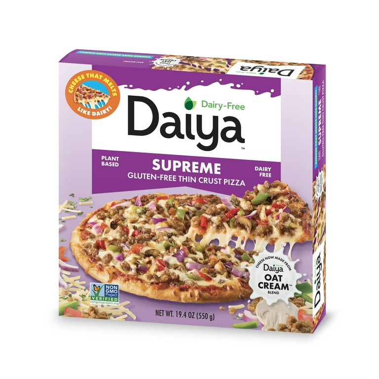 【daidai】 Daiya Dairy Free Gluten Free Supreme Vegan Pizza 19.4 oz with