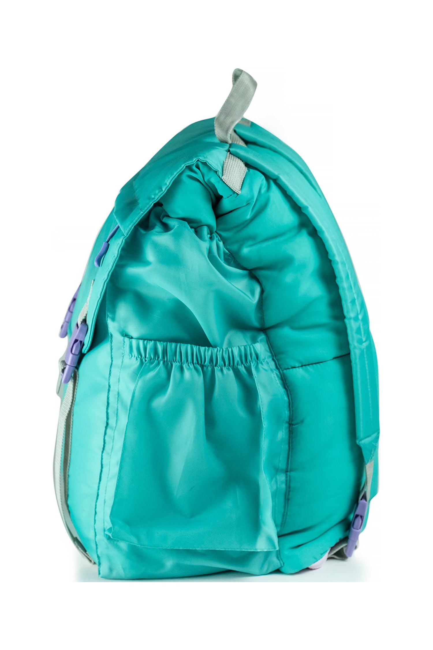 Mimish Sleep-N-Pack, 37F Kid's Sleeping Bag & Backpack, Teal/Light Teal