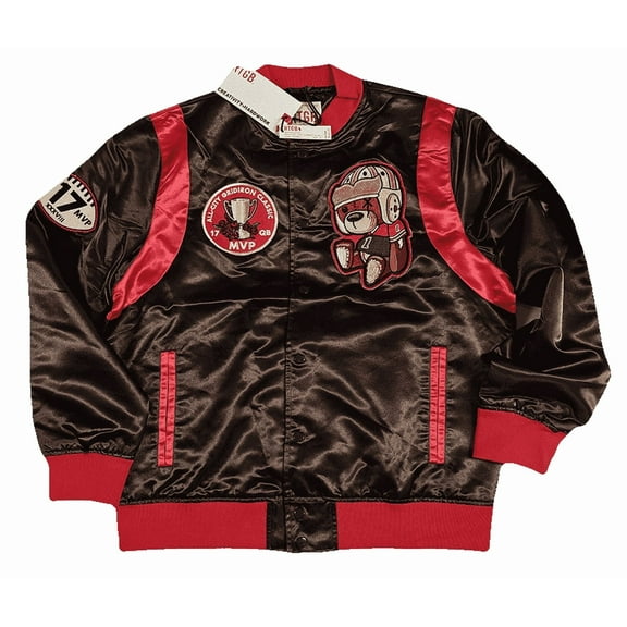 RTGB Silk Brown Bomber Jacket