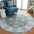 thumbnail image 2 of SAFAVIEH Isabella Kiana Oriental Area Rug, Grey/Cream, 8' x 8' Round, 2 of 8