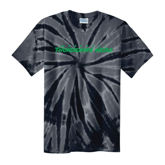 J2 Sport MU Marshall University NCAA Tie Dye T-Shirt – Apparel Collegiate Shirt Black