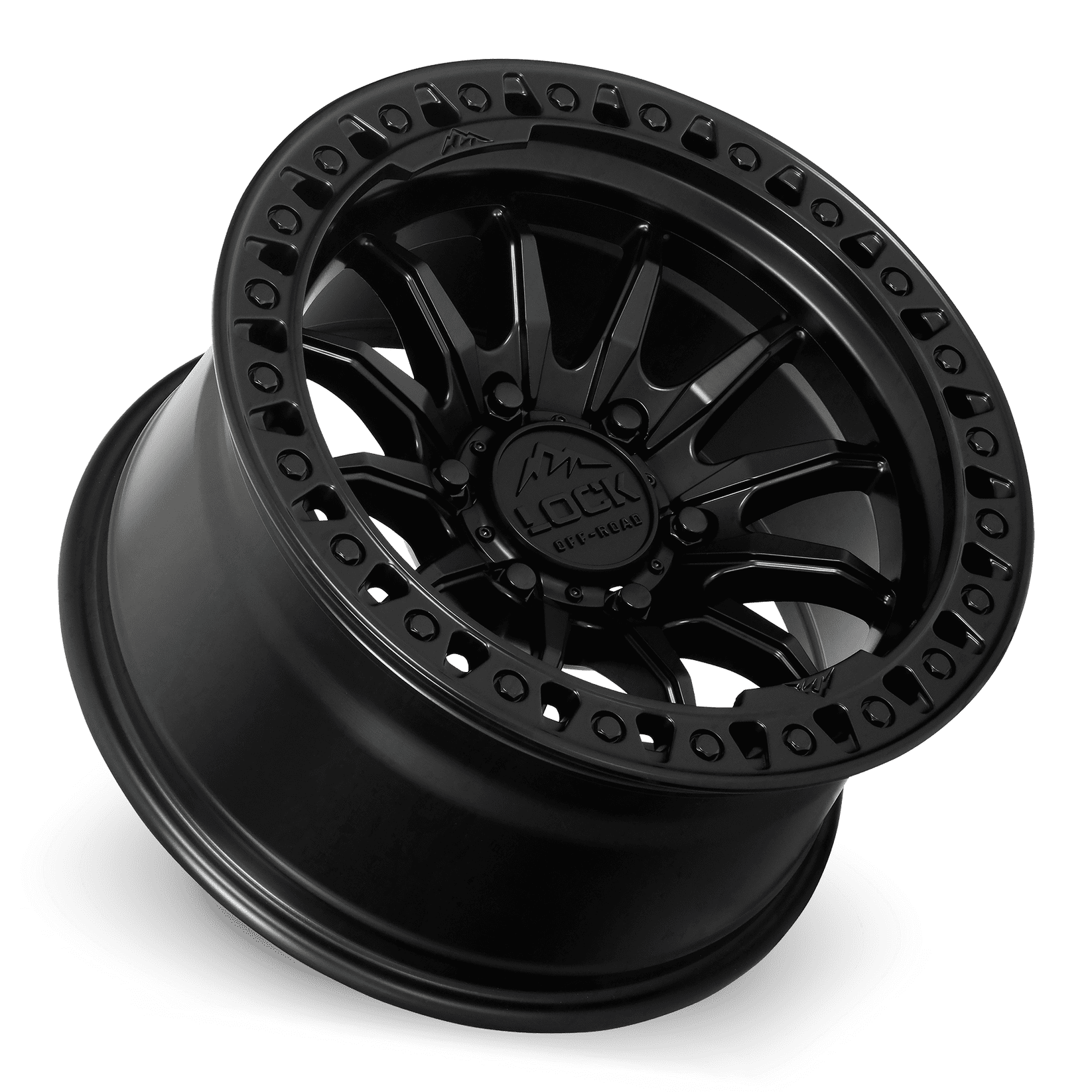 Lock Off-Road Trail Matte Black with Matte Black Ring 10-20