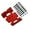 Red, variant on Remote Control Model Aluminium Alloy Skid Plate Chassis for SCX10 Toy Collection Kits for Remote Control Car Upgrades