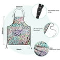thumbnail image 7 of Pioneer Flower Floral Print Pattern Kids Aprons for Girls and Boys,Adjustable Neck Strap Toddler Aprons for Kids Cooking Baking, 7 of 7