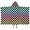 Rainbow Checkered Pattern, variant on Rainbow Checkered Pattern Teens Hooded Bath Towel Wrap for Ages 3 To 12,Quick Dry Lightweight Soft Microfiber Bath Beach Pool,50"x30"