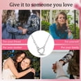 thumbnail image 5 of MULA Solid 925 Sterling Silver Necklace Eternal Love AAA CZ Pendant For Women Birthday Valentine's Day Gift Jewelry, 5 of 5
