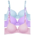 thumbnail image 2 of Paquete con 3 Brasieres de Algodón Doble Push Up Aumenta Hasta 2 Tallas Tatys Fashion 2076, 2 of 5