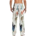 thumbnail image 3 of Butterflies Flowers Men's Pajama Pants Lightweight Sleepwear Bottom Lounge Pants, 3 of 6