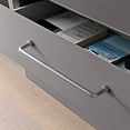 thumbnail image 4 of Goo-Ki 6 Pack 7.6''Hole Center Brushed Nickel Cabinet Handles Closet Classic Ancient Cabinet Pull Hardware for Bedroom, Kitchen, 4 of 6