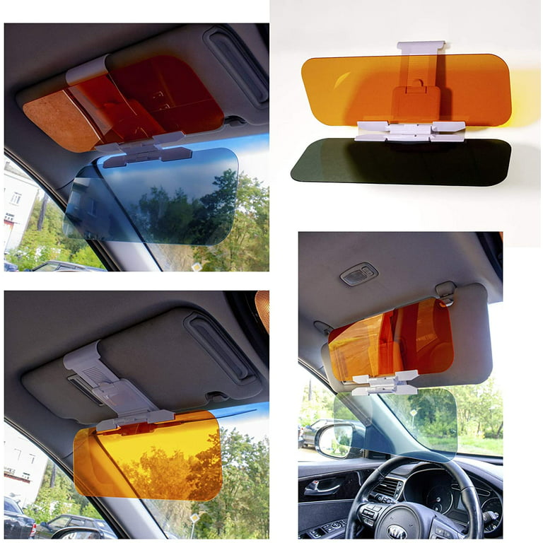 VONTER 2 in 1 Car Sun Visor Extender, 360° Upgrade Sun Visor for Car,  Day/Night Adjustable Version Car Visor Sun Blocker,Car Visor Sun Shade