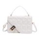 thumbnail image 5 of Bolsa de hombro geométrico de cuero vintage para mujer Mini cruzados (blanco) Likrtyny Para Estrenar, 5 of 9