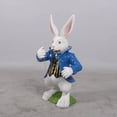 thumbnail image 4 of Nivens The White Rabbit Life Size Statue, 4 of 7