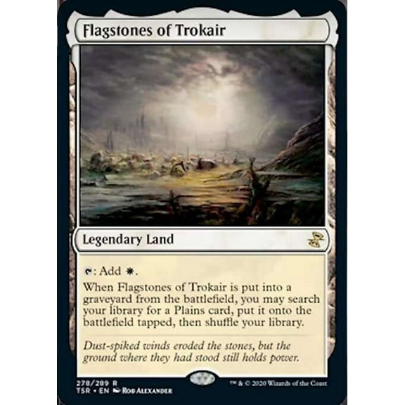 MtG Time Spiral Remastered Rare Flagstones of Trokair #278