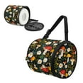 thumbnail image 2 of ZIATUBLE Mushroom Daisy Toilet Paper Holder Plants Hanging Paper Towel Case Foldable Tissue Paper Dispenser Organizer with Adjustable Strap Traveling Toilet Paper Roll Bag, 2 of 7