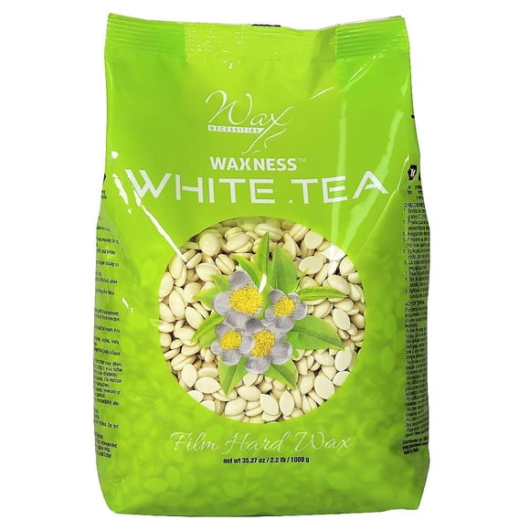 Waxness Wax Necessities Película Perlas de cera dura Crema de té blanco 2.2 libras