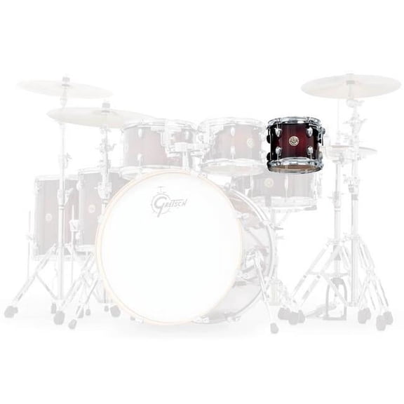 Gretsch 7x8 Rack Tom Drum - Deep Cherry Burst - CM1-0708T-DCB
