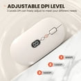 thumbnail image 6 of MAGIC-REFINER Wireless Office Mouse for Laptop with Battery Level Visible, Ultra Slim 2.4G Rechargeable Cordless Silent Click Computer Mice 1600 DPI for PC/MacBook Air/MacBook Pro/iMac/mac/ipad, 6 of 9