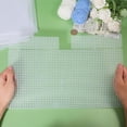 thumbnail image 3 of Plastic Mesh Canvas Sheets Bag Bottom Shaper Pads Purse Making Template for Yarn Crochet Embroidery Craft White 361x232x1.6mm, 3 of 7