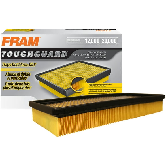 FRAM Tough Guard Engine Air Filter, TGA7421, Air Filters, Fit for Selected Vehicles