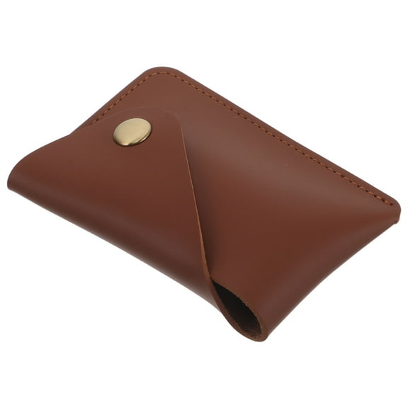 MLINS Fake Leather Slim Card Wallet Vintage Mini Purse Change Holder Cash Pouch for Credit Cards Business Cards and ID Cards