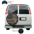 thumbnail image 4 of KAKALAD Camouflage American Usa Flag 03 Spare Tire Cover Universal Car Vehicle Tools For Rv SUV Truck Camper Travel Trailer Accessories Buckle 17” Inch, 4 of 6
