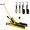 63#Yellow, variant on DUOSONG Hydraulic Motorcycle Lift Jack, 1500 Lbs Capacity Atv Scissor Lift Jack, Portable Motorcycle Lift Table With 4 Wheels, Hydraulic Foot-Operated Hoist Stand With Tie Down Yellow Yellow Steel