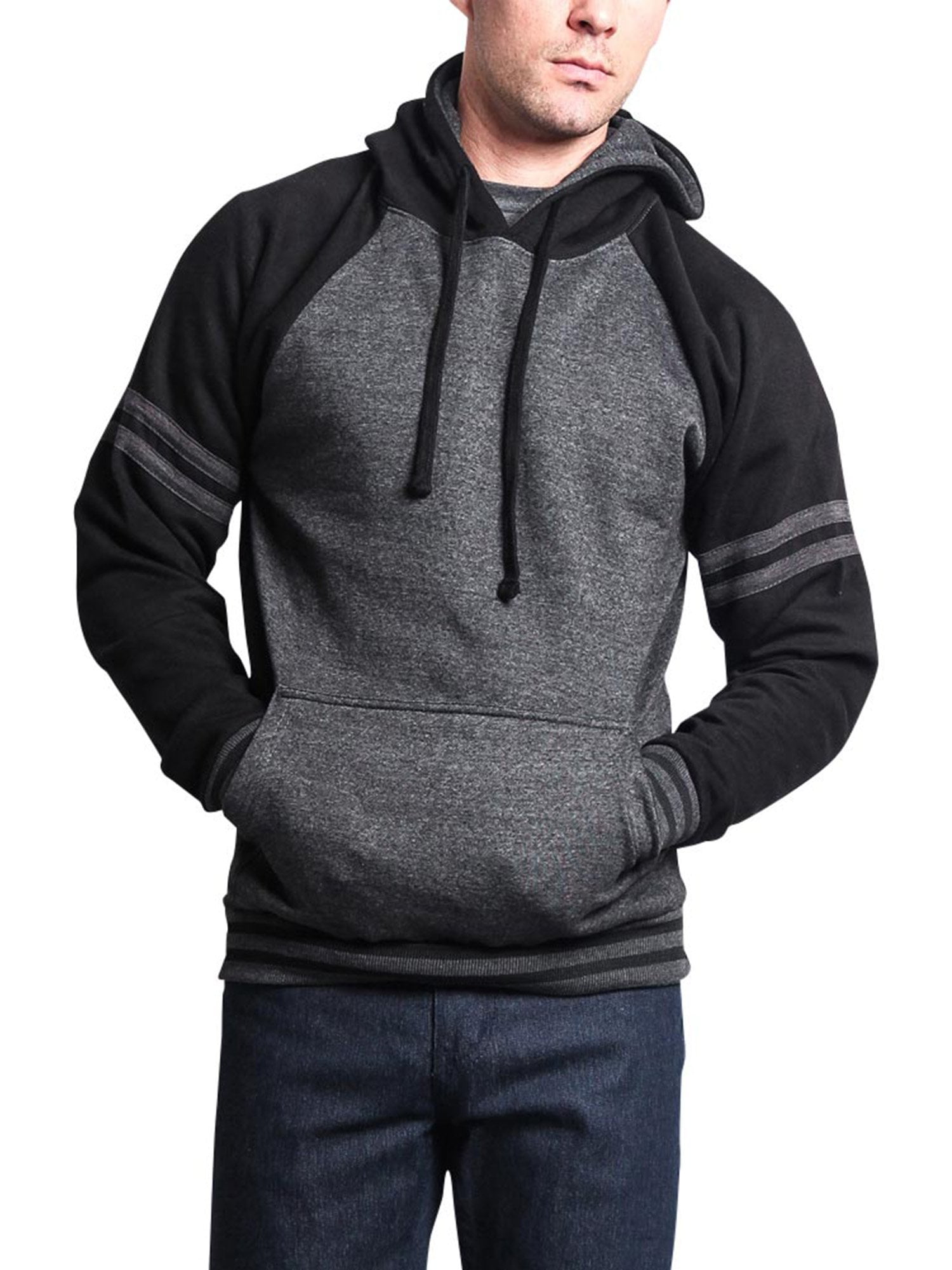 Sudadera con capucha de manga a rayas Raglan El Salvador Ubuy