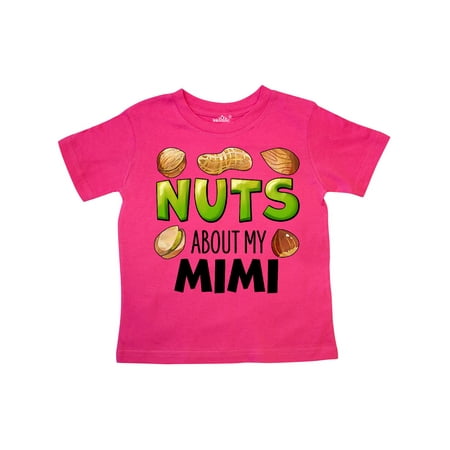

Inktastic Nuts About My Mimi Peanut Almond Pistachio Gift Toddler Boy or Toddler Girl T-Shirt