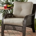 thumbnail image 2 of Sunbrella 2-Piece Outdoor Deep Seat Cushion Set in Cast Ash, 2 of 9