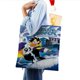 thumbnail image 4 of Static Shock Bolso de tela con estampado de lienzo para mujer, bolsa de compras reutilizable y estética, con cremallera interior, regalo para mujer, 35 × 40 cm., 4 of 6