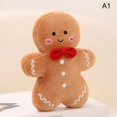 thumbnail image 1 of Muñeco de jengibre de peluche navideño, muñeco de jengibre de peluche, cojín suave para niños y adultos., 1 of 7