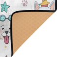 thumbnail image 3 of Ryvnso Hand Drawn Cute Dog Area Rug Floor Mats Non-Slip Home Carpet 80 x 58 inch, 3 of 7