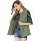 thumbnail image 3 of Chaleco Tipo Anorak Estilo Cargo Ligero Con Cordón Para Mujer Verde S, 3 of 7
