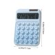 thumbnail image 3 of Calculadora Solar con Batería de 7 Celdas | Ideal para Estudiantes y Usuarios de Oficina | Plástico, 16 X 11 X 2,5 Cm | 1 Unidad | Teclado Mecánico Simulado | Material Abs | Portátil y Multifuncional, 3 of 6