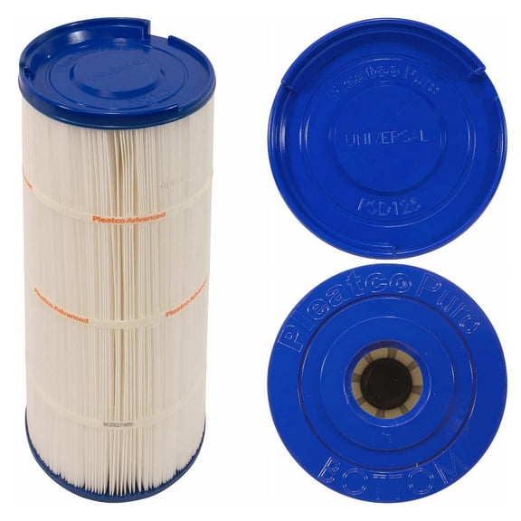 Pleatco PSD125U Cartridge, 125sqft, 2-3/4" Beveled Edge b, 8.5" D, 17.75"L, 3oz