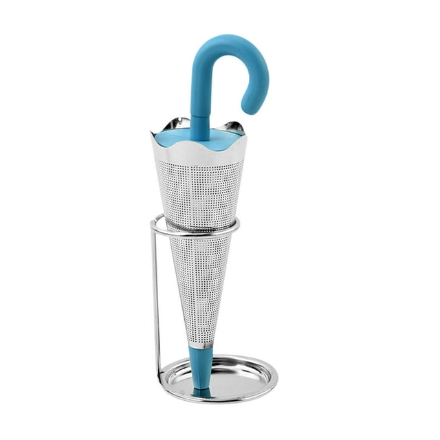 Umbrella-Shaped Stainless Steel Tea Infuser – Creative Hanging Filter for Loose Leaf Tea – Heat-Resistant & Easy Clean (Food-Grade Design)