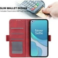 thumbnail image 4 of OnePlus 8T / OnePlus 8T 5G Case, Wallet Folio Flip PU Leather Magnetic Buckle Slim Back Cover Built-in Card Holder Slot and Stand for OnePlus 8T / OnePlus 8T 5G (Red), 4 of 6