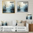 thumbnail image 4 of Designart "Charming Blue Tree Elegance IV" Landscape Trees Canvas Art Print, 4 of 7