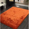 thumbnail image 1 of Amazing Rugs A1011-57 5 x 7 ft.Fuzzy Shaggy Hand Tufted Area Rug in Rust, 1 of 1