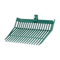 thumbnail image 2 of Repuesto de cabezal de horquilla para estiércol, herramienta de jardinería resistente con púas en ángulo, rastrillo para estiércol de caballo para Verde, 2 of 9