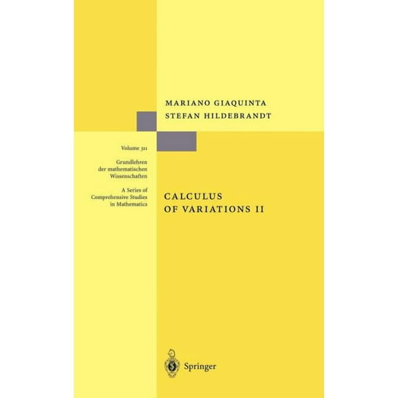 Grundlehren Der Mathematischen Wissensch Calculus of Variations II, Book 311, (Hardcover)