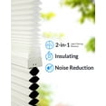 thumbnail image 5 of Chicology Day and Night Cordless Cellular Shade, Limestone - 47"W x 72"H, 5 of 7