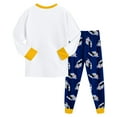 thumbnail image 5 of Leey-World Bamboo Viscose Toddler Pajamas Boys Girls Baby Pjs Sets Kids Long-Sleeve Snug fit Sleepwear 6-12 Months 12-24 Months 2t 3t 4t 5t 6t 7t 8t 9t Children(Yellow,4-5 Years), 5 of 6