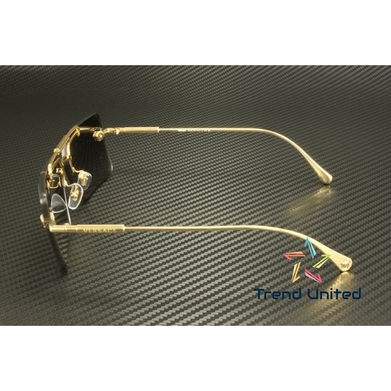 Versace Gold Sunglasses VE 2245 10028G for Women, Rimless  display picture 1